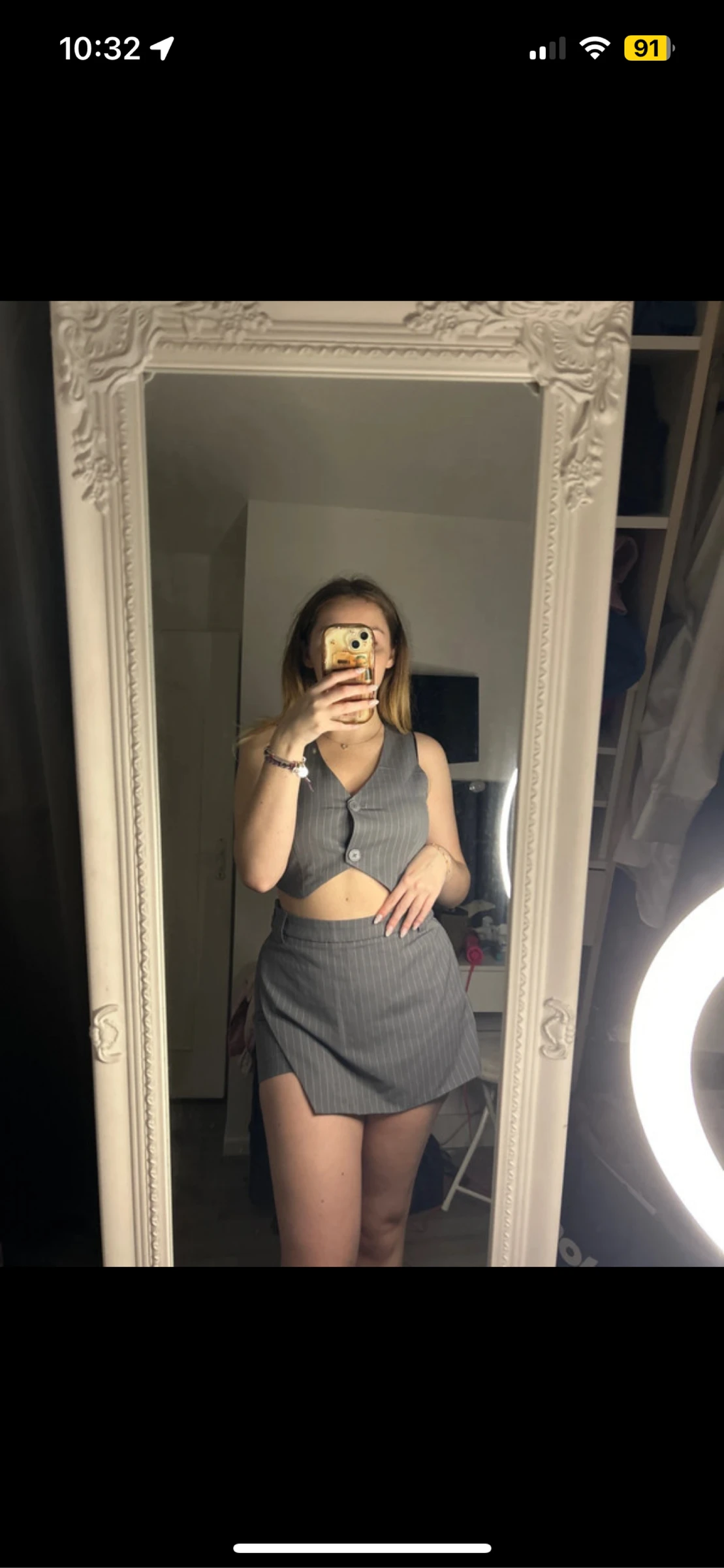Ensemble tailleur jupe + top 